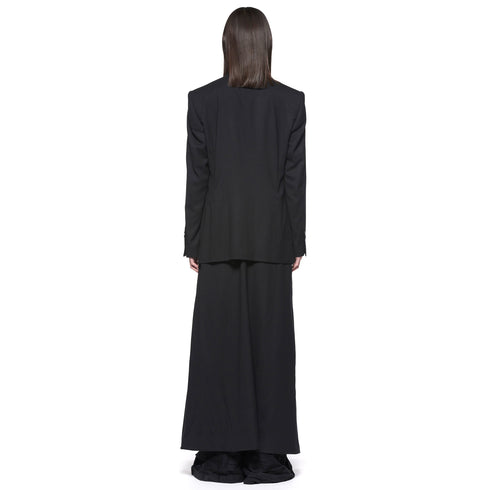 JULIUS 917JAM1-S Black / Layered Tailored Jacket